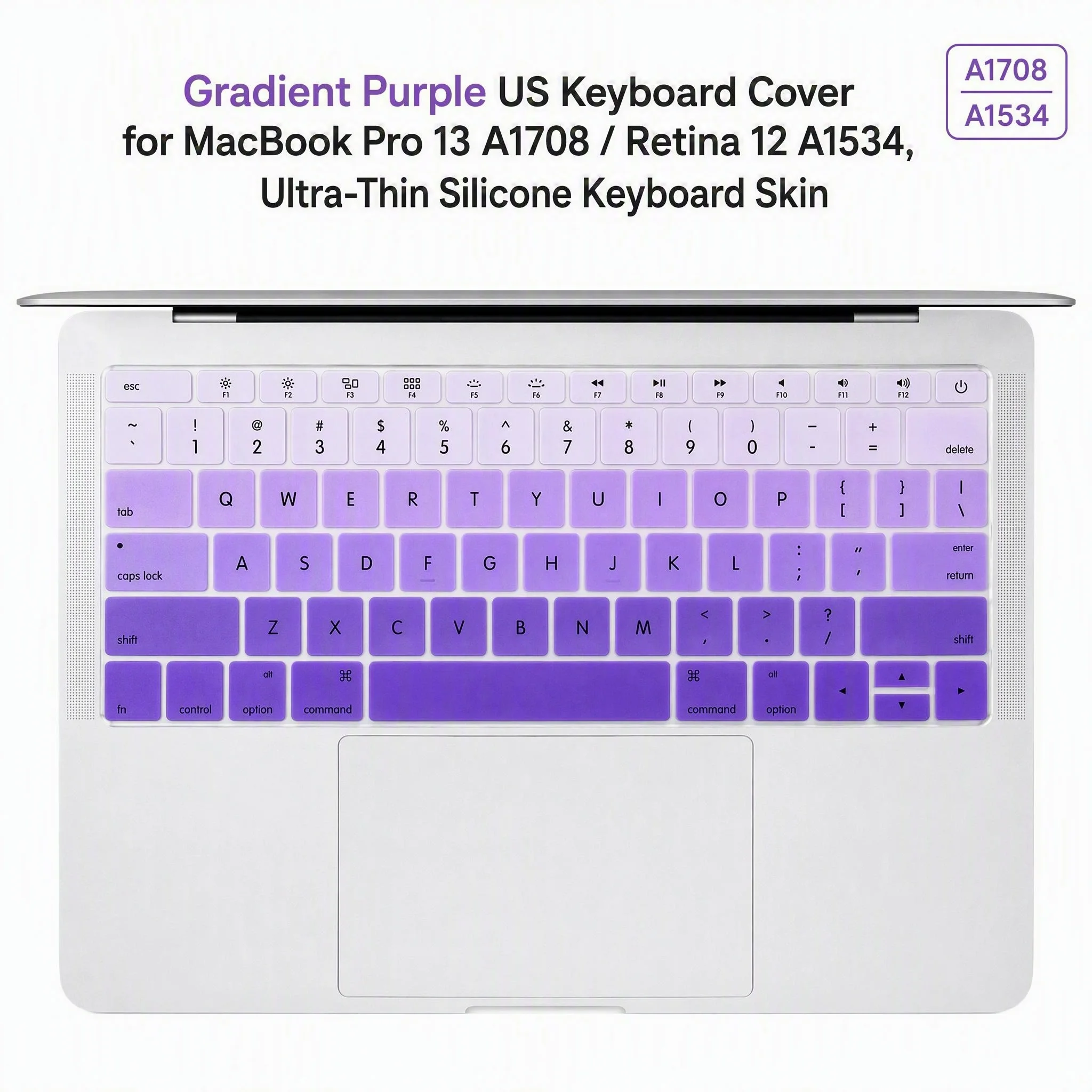 Gradient Purple Keyboard Cover for MacBook Pro 13