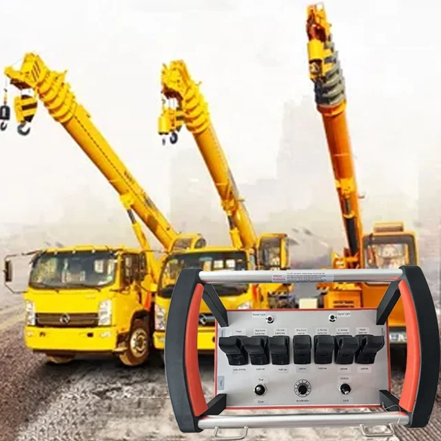 Hot sale Customized 8-Function Red Truck Crane Remote Control Proportion Control Waterproof 1-Year Warranty-Metal and Plastic Ma