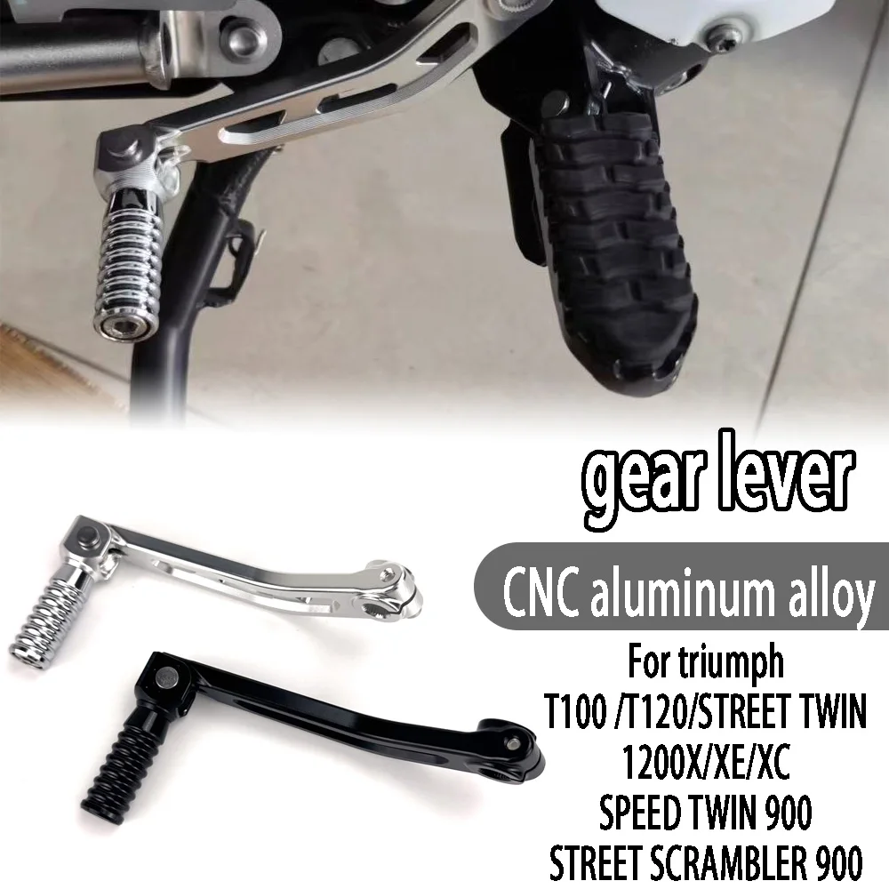 For triumph T100 /T120/STREET TWIN 1200X/XE/XC SPEED TWIN 900 STREET SCRAMBLER 900 Motorcycle CNC Folding Gear Shift Lever