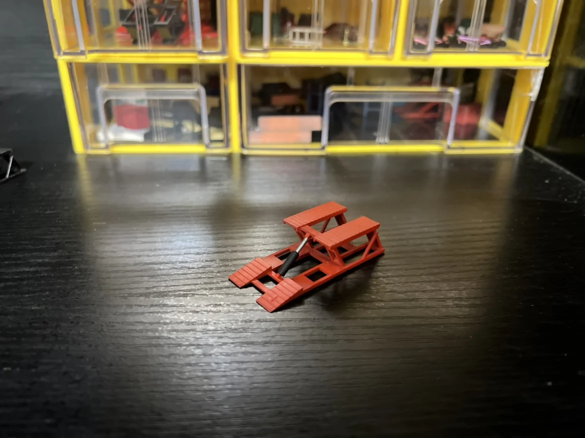 EasyDrift 1/64 리프팅 기계 모델, 자동차 디오라마 송진 차고 시뮬레이션 장면 수리 도구, 장식 시뮬레이션 장면 장난감
