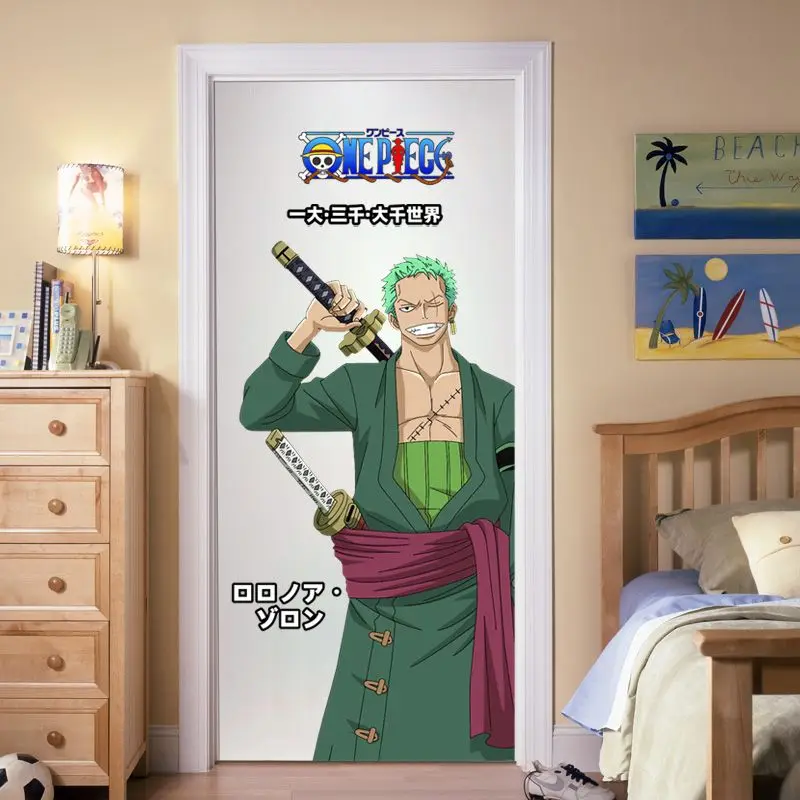 One Piece stickers, cute and stylish cartoon personality decoration posters, wall stickers for dorms, birthday gifts for friends view 5
