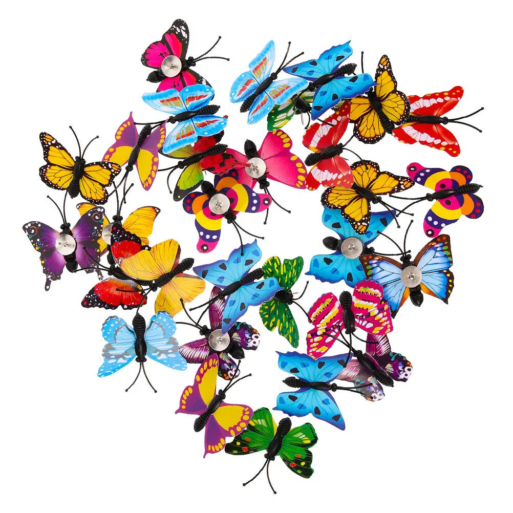 

50 шт. кнопок-бабочек ярких цветов, многофункциональные кнопки-гвоздики для карт, офиса, дома, рукоделия