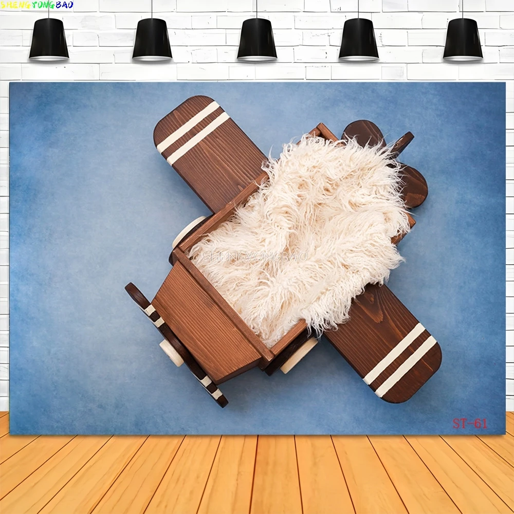 SHENGYONGBAO Baby Newborn Floral Basket Photography Backdrops Props Children Birthday Party Photo Studio Background VT-09