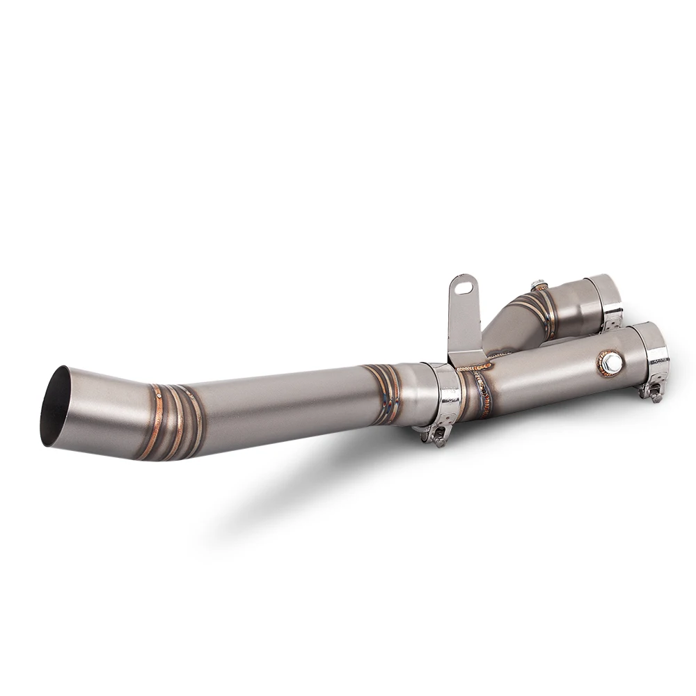 

2015- 2023 Motorcycle Escape System Exhaust mid Link Pipe Muffler For YZF R1 MT-10 MT10 FZ-10