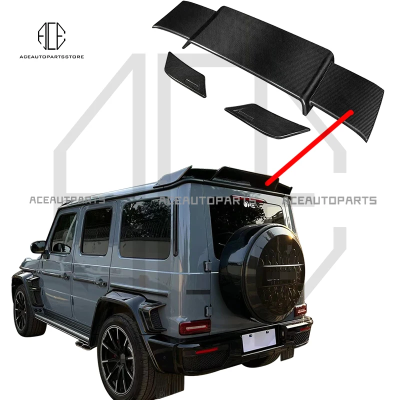 Quality Assurance Carbon Fiber Car Rear Spoiler Wing W464 For Mercedes G Class W464 B Style