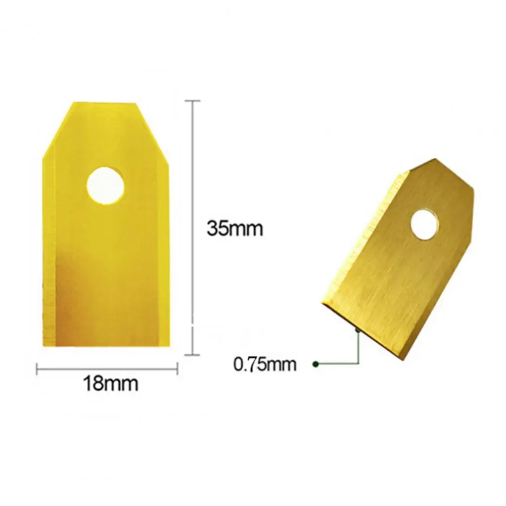 Lawnmower Replacement Blades Lawnmower Blade with Mounting Screws Heavy Duty Universal Robot Lawn Mower Blade for Segway