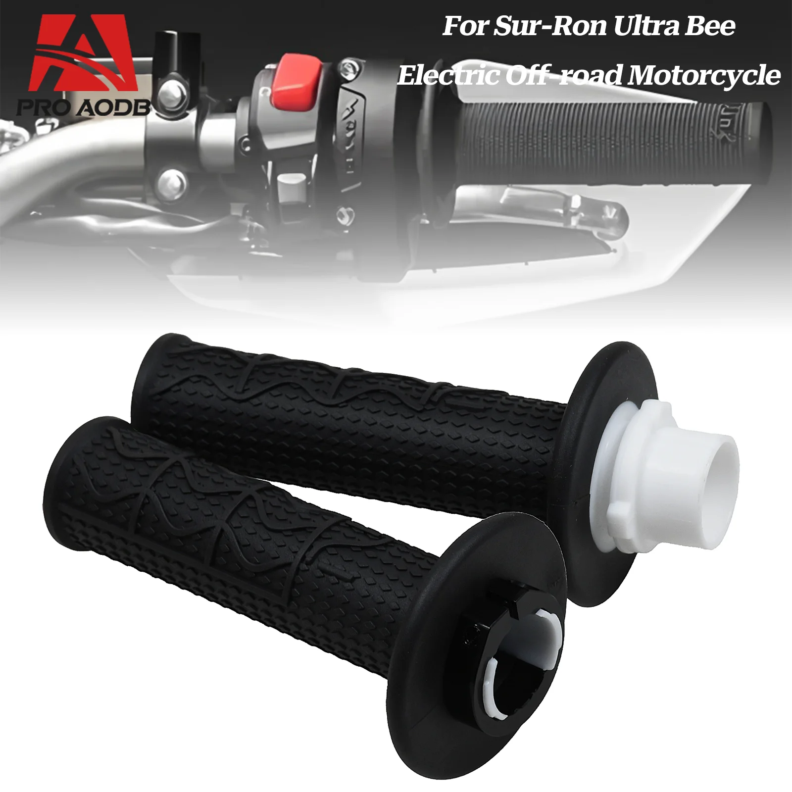 Snap-on 7/8 22mm Handlebar Grips for Sur-Ron Ultra Bee Electric Off-road Motorcycle Modification
