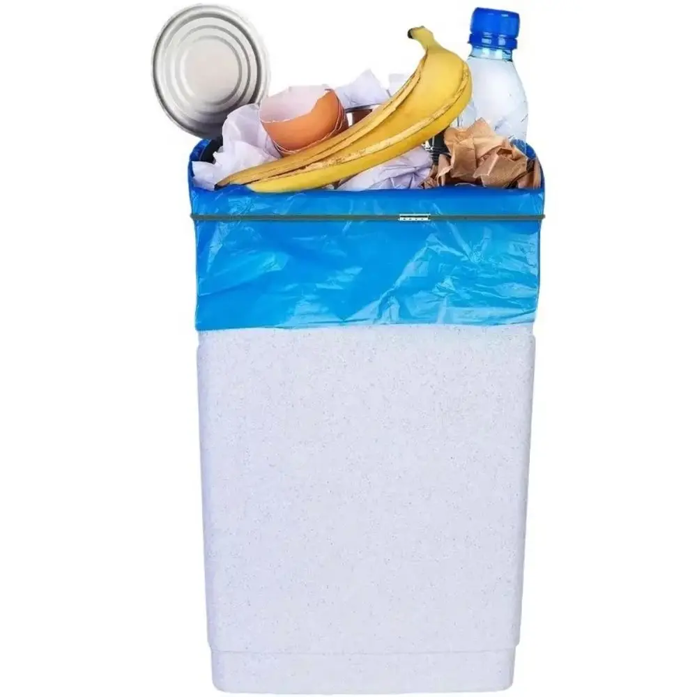 3Pcs Multifunctional Colorful Trash Can Bands Stretchable Durable Rubber Bands Elastic Rubber Trash Bag Holder Household