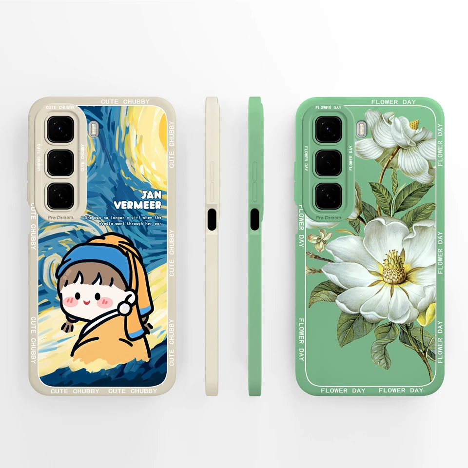 Case For Infinix Hot 50 Pro Plus Hot 50i Moon Cloud Sky Shockproof Anti-Fingerprint Luxury Bumper For infinix hot 50 pro+ Funda