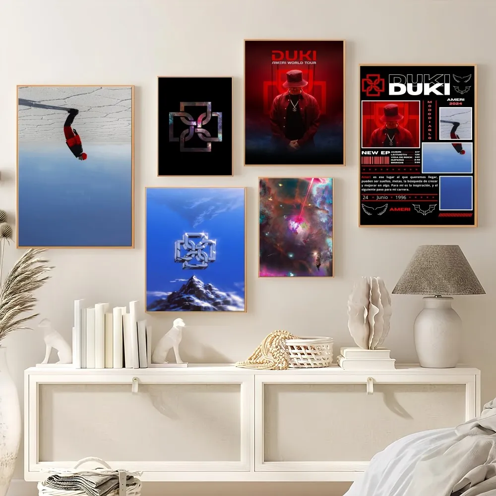 Hot Rapper D-Duki Ameri Poster Prints Wall Painting Bedroom Living Room Decoration Office Small