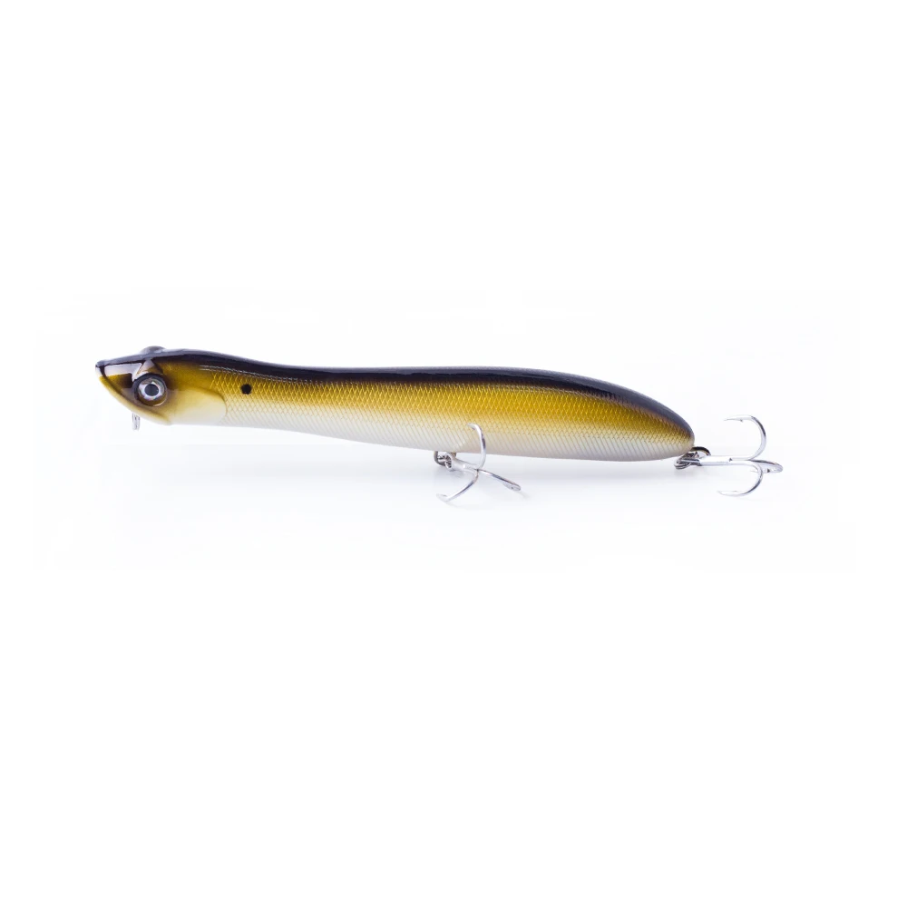 120mm/18g Topwater Pencil Popper Schwimmender Angelköder Snakehead Wobbler Tackle Baits Minnow für Schnapper, Flunder, Bass, Chub