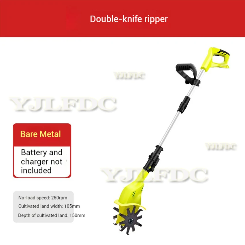 الممزق الكهربائي المزارع حديقة الحراثة الدوارة الموسعة آلة التأريض أداة السلطة آلة إزالة الأعشاب الضارة الصغيرة لا بطارية
