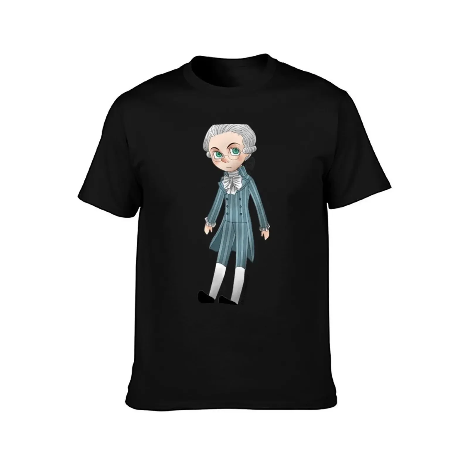 Chibi Robespierre T-Shirt sports fans shirts graphic tees blacks oversized mens t shirt