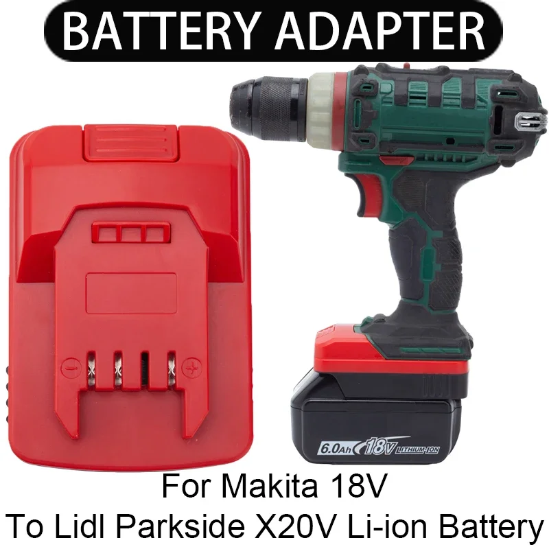 

Battery Adapter/Converter for Lidl Parkside X20V tools to Makita 18V Li-Ion Battery Adapter Power Tool Accessories