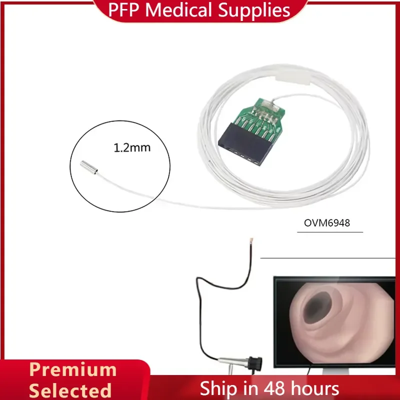 AP08 for OVM 6948 1mm 200x200 Endoscopy Camera ERPC Medical Optical Sensor USB Output Waterproof 30 FPS CE Certified