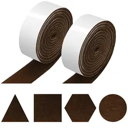Felt Strips with Adhesive Backing Non Slip Felt Furniture Pads Adhesive Roll Tape for Protecting Hardwood Floors
