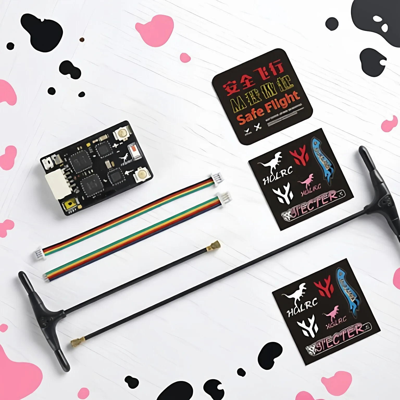HGLRC ELRS GEMINI RX Dual Receiver 2.4G/915Mhz for RC Airplane FPV Long Range Drone