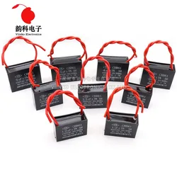 CBB61 450V Fan Start Capacitor 1UF 1.2UF 1.5UF 1.8UF 2UF 2.5UF 3UF 3.5UF 4UF 4.5UF 5UF 6UF 7UF 8UF 10UF 16UF 18UF 20UF 25UF