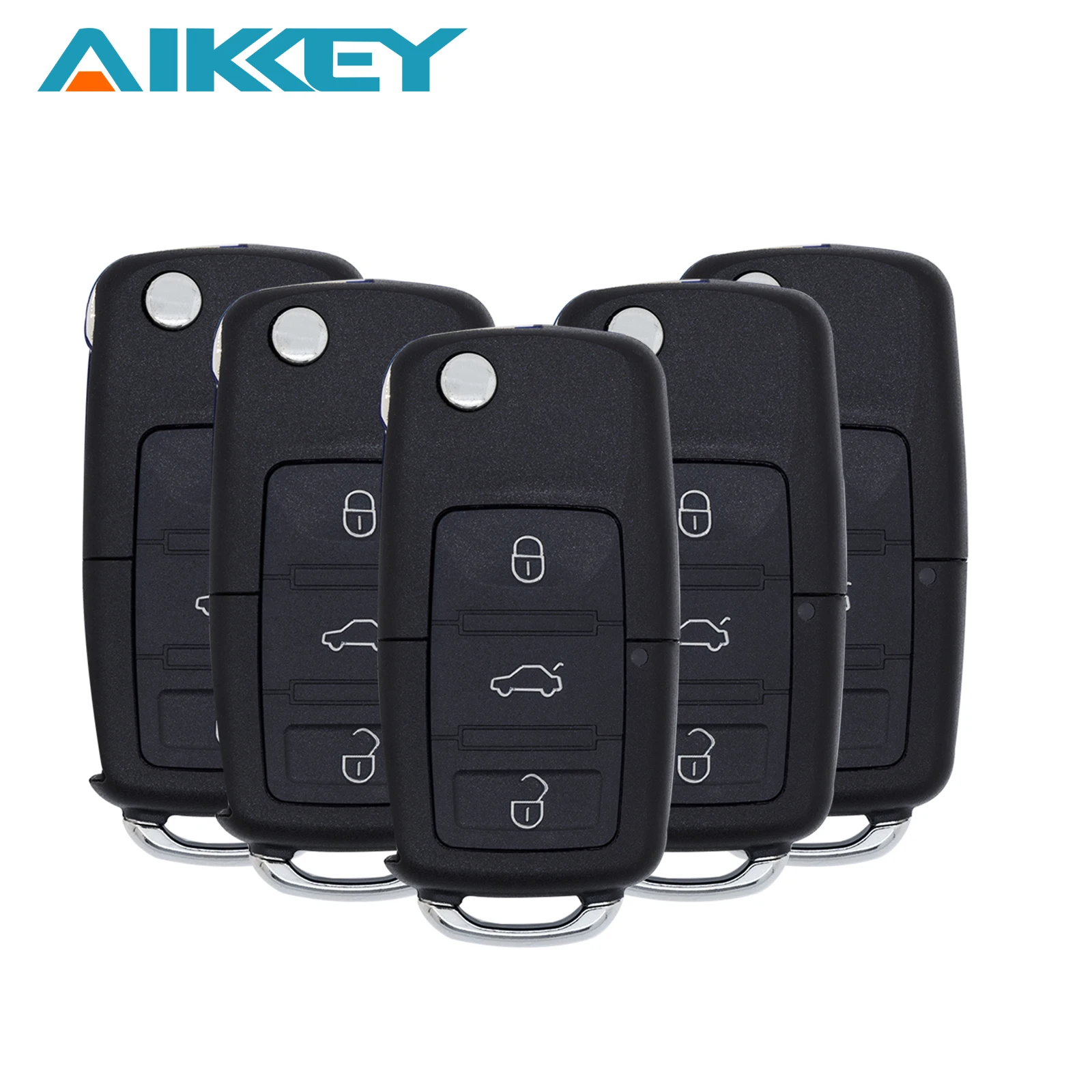 

AIKKEY K3 A Series B5 Style Car Remote Control Key Fob Case with Circuit Board Wire Series work for AIK Machine tool Download