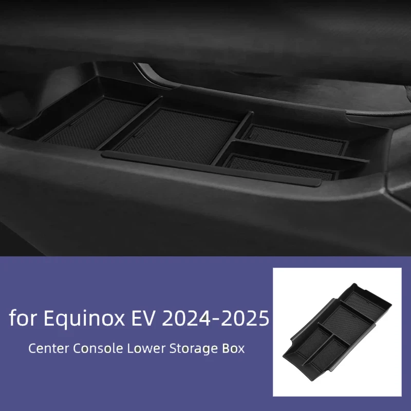Suitable for 24-25 models of the Explorer Equinox EV central control lower box car installation box car interior storage box