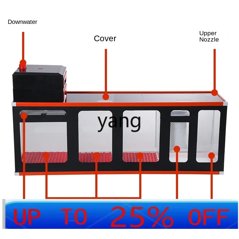 

CX fish tank bottom filter tank bottom filter box stream tank, fish tank filter