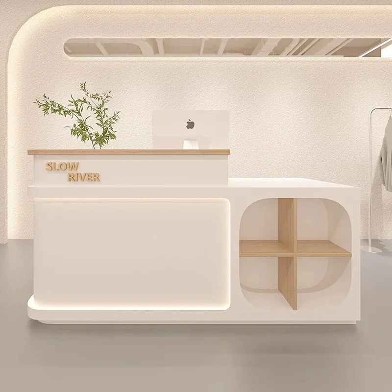 # Beauty Celebrity Reception Desks Clothing Store Custom Reception Desks Small Bar Simple Organizers Scrivania Room Furniture