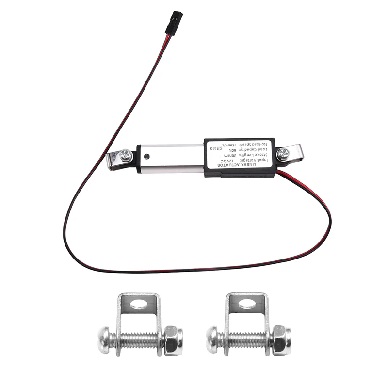 Micro Linear Actuator 1 "จังหวะ,60N/13.5Lb,ความเร็ว 30 มิลลิเมตร/วินาทีมินิไฟฟ้ากันน้ําActuatorมอเตอร์Linear Actuator 12V-AT64
