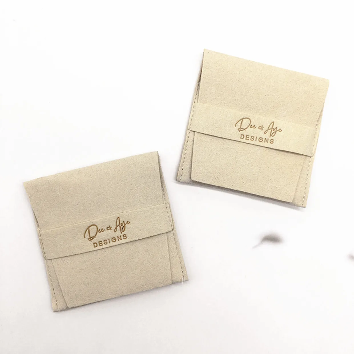 

white beige personalized logo printing jewelry bags custom earrings packaging bags brooches ring gift bags wholesale any size