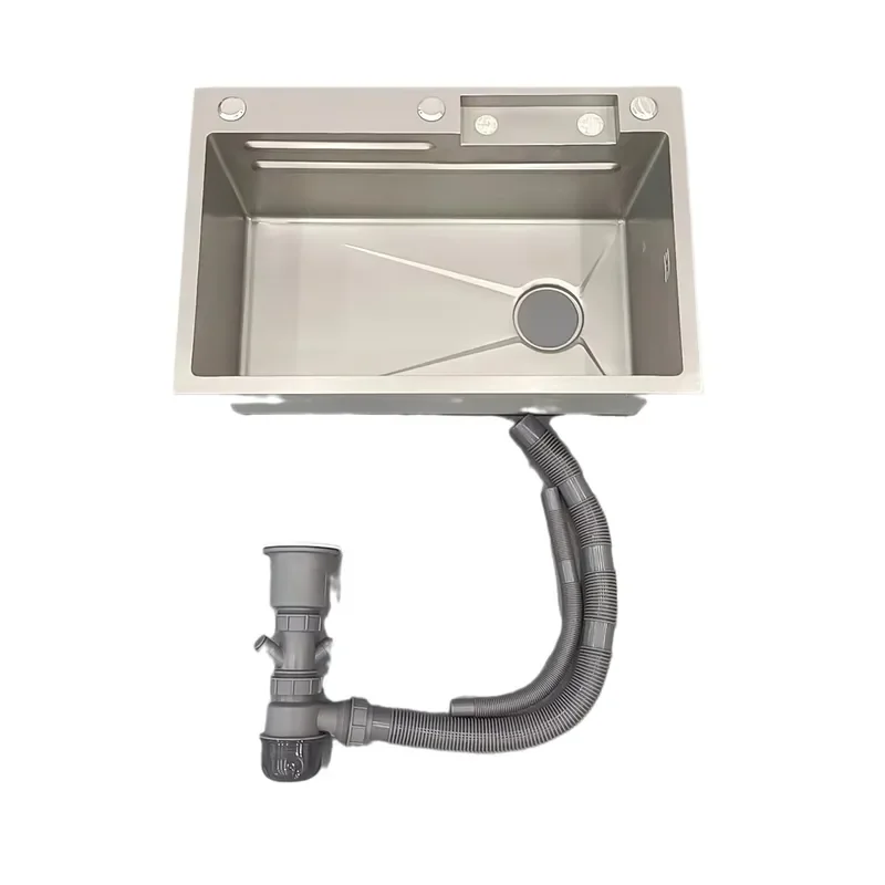 Heavy Duty 304 Stainless Steel Commercial Sink Single Double Triple Bowl Vegetable Washing Basin for Restaurant Kitchen