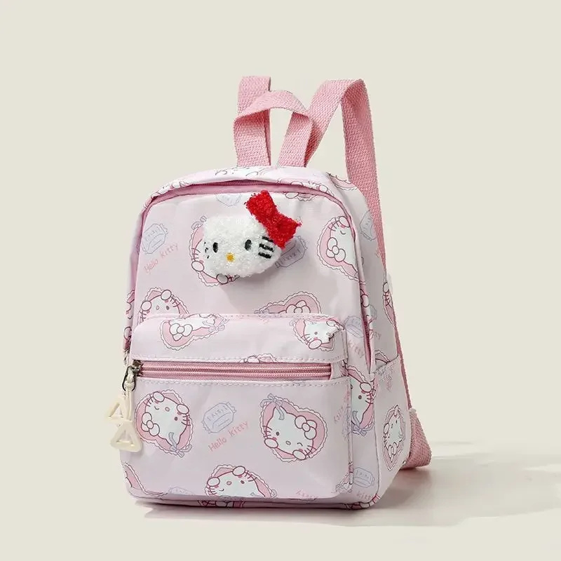 

Милый детский рюкзак Sanrioed с аниме Hello Kitty, школьные ранцы, Студенческая мультяшная сумка через плечо, подарок для подруги