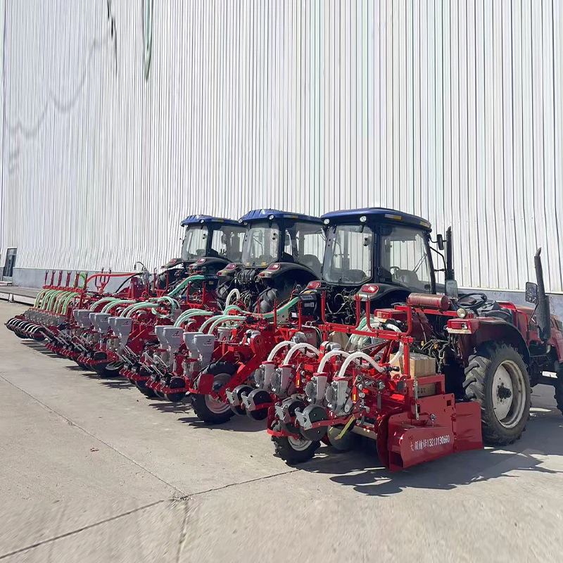 Precise Seeding Carrot Air Suction Seeder Highly Intelligent 8 Rows Pneumatic Vegetable Seeder 12 Rows 14Rows Field Planting
