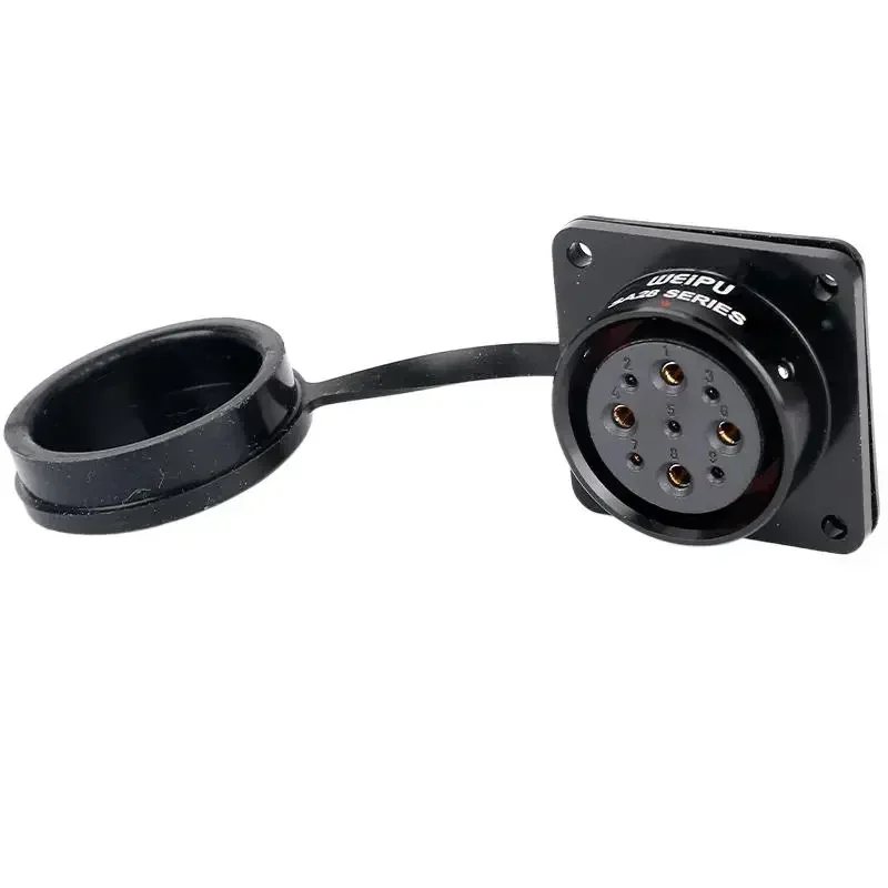 For WEIPU SA2813/S Waterproof Square Panel Female Socket Jack Electrical Connector M28 2 3 4 7 8 9 10 12 16 17 20 24 26 35 Pin