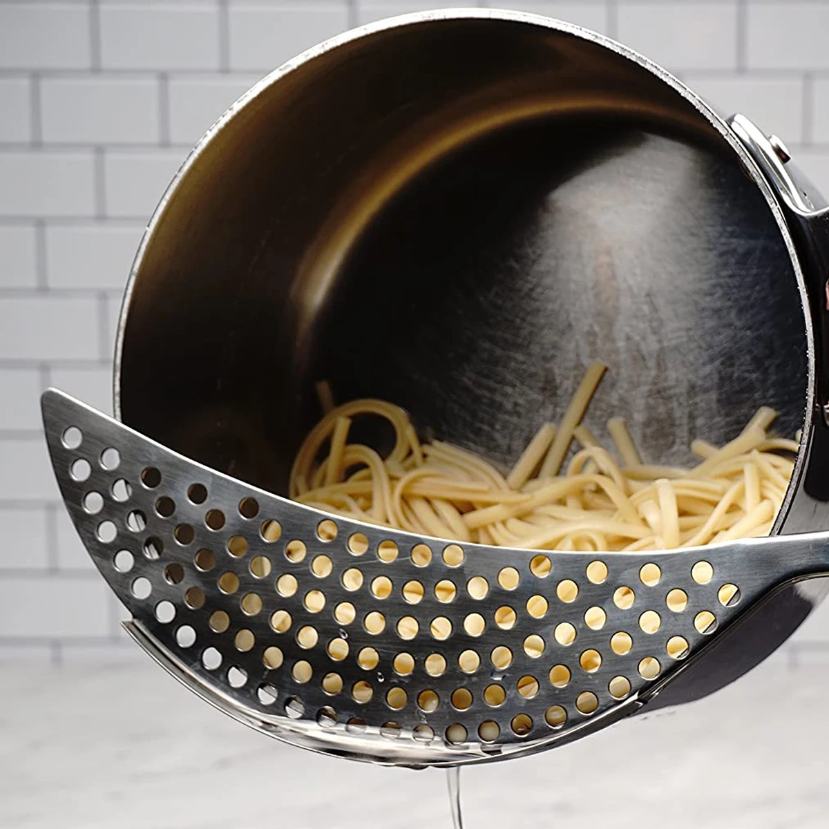 

Small Tools Water Filter Separator Pasta Strainer Stainless Colander for Kitchen