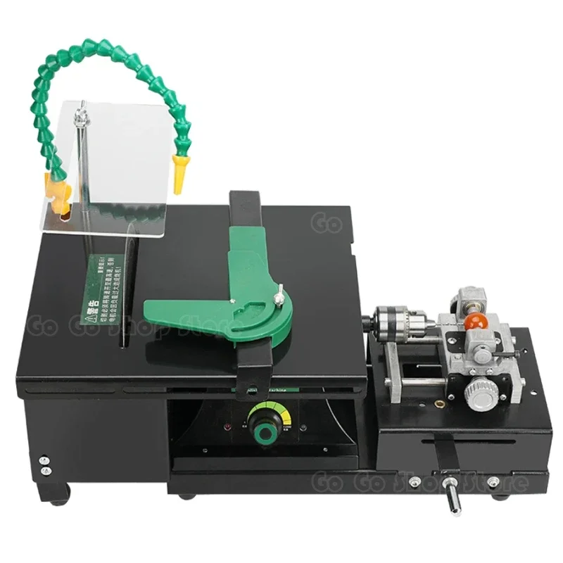 Saw Rock Lapidary Polisher Bench Buffer Machine DIY Lathe Tools 1000-11019r/min with Flexible Shaft for Jewelry