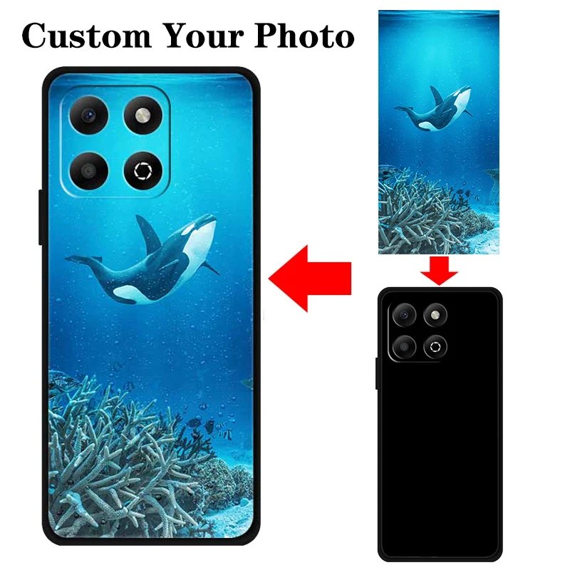 Customized DIY Soft TPU Protect Phone Case For ZTE Blade A35 A55 A75 A54 A53 A73 A34 A33S A53 Pro Plus A73 A72 5G 4G Cover A 54