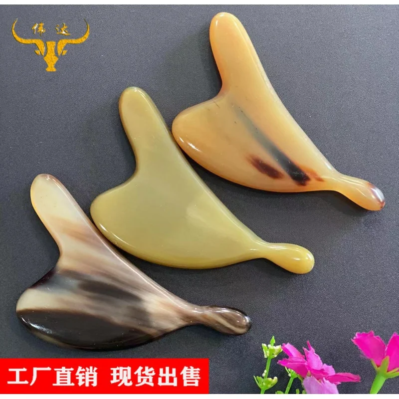 

Scrapping Plate Horn Dolphin with Point Scrapping Plate Point Massage Horn Eyebrow Scrapping Plate Horn Comb Factory Wholesale