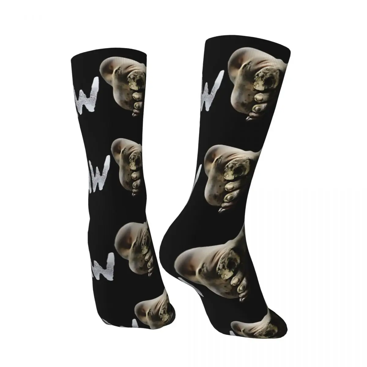 Happy Funny Saw Men's Socks Vintage Harajuku L-Left 4 Dead Street Style Novelty Pattern Crew Crazy Sock Gift Printed