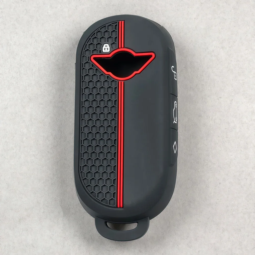 Auto-Fernbedienungs-Schlüsselhülle für BMW MINI J01 J05 U25 F65 F66 2024 2025 2026 Silikon-Schlüsselschutzabdeckung – Detail 6