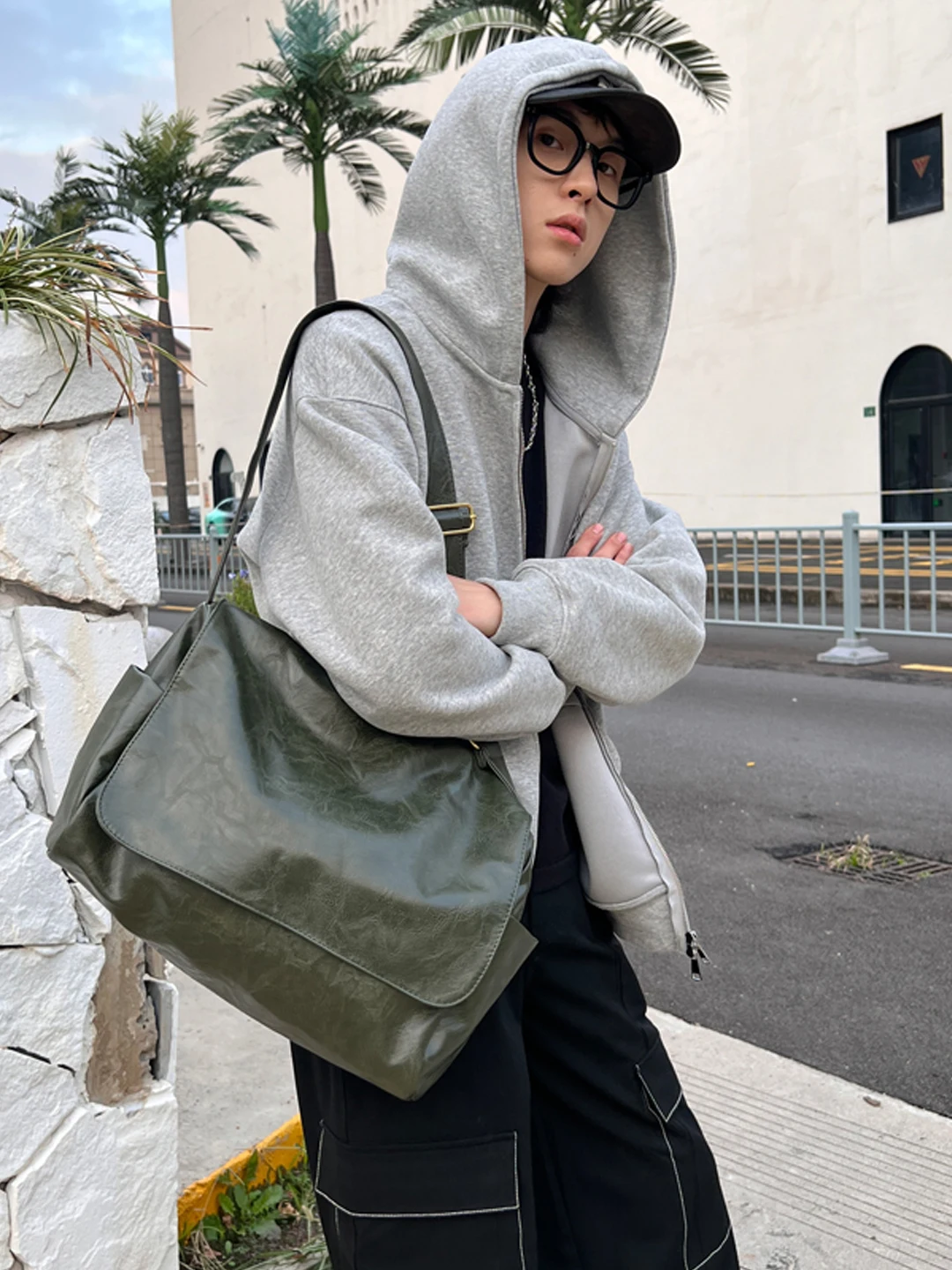 

NIN Original Design Ins Single oulder Crossbody Tote Bag ex Flip Cover Commuter Versatile Handheld Briease