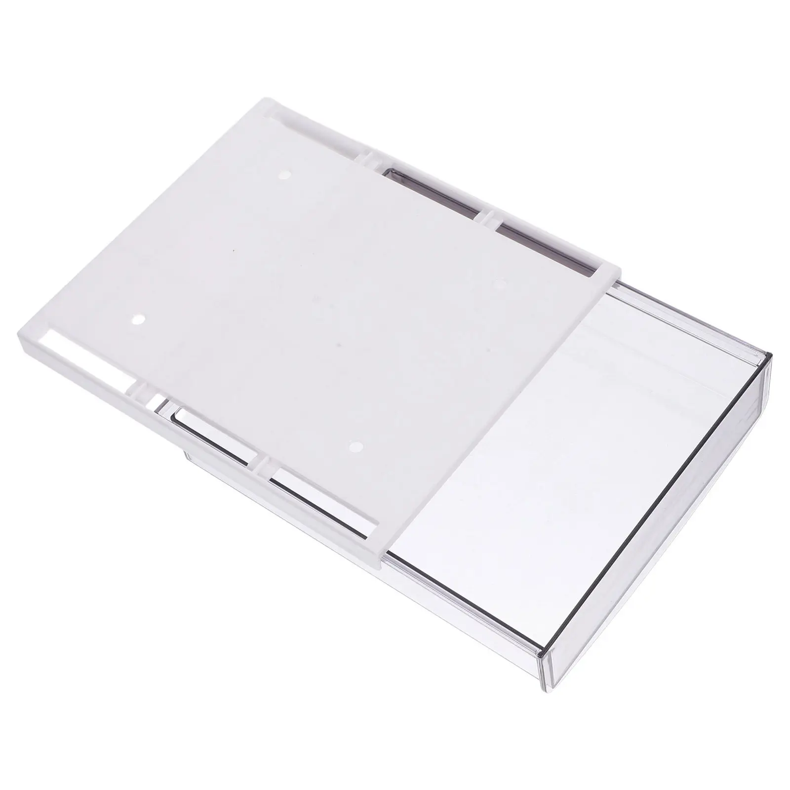 

Полупрозрачный выдвижной ящик под стол с самоклеящейся основой, пластиковый органайзер для хранения канцелярских принадлежностей и организации рабочего стола