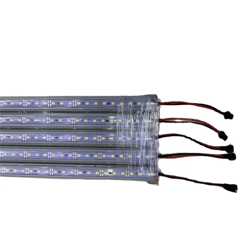 5 szt. 50cm 12v 24v sztywna listwa Led sztywna listwa Led świetlówka Led 5730 7020 męska konekta samochodowa 3000k 6000k 6500k