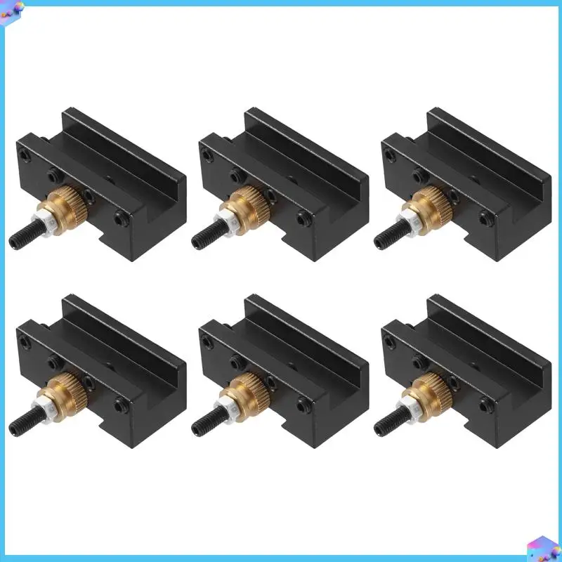A43T 6PCS Tooling Package Mini Lathe Quick Change Tool Post & Holders Multifid Tool Holder