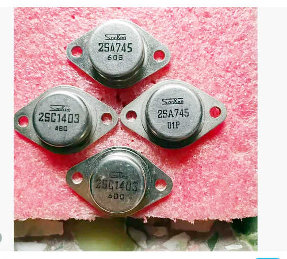 

2SA745 2SC1403 A745 C1403 TO-3 audio amplifier matching tube high power brand new original electronics in stock