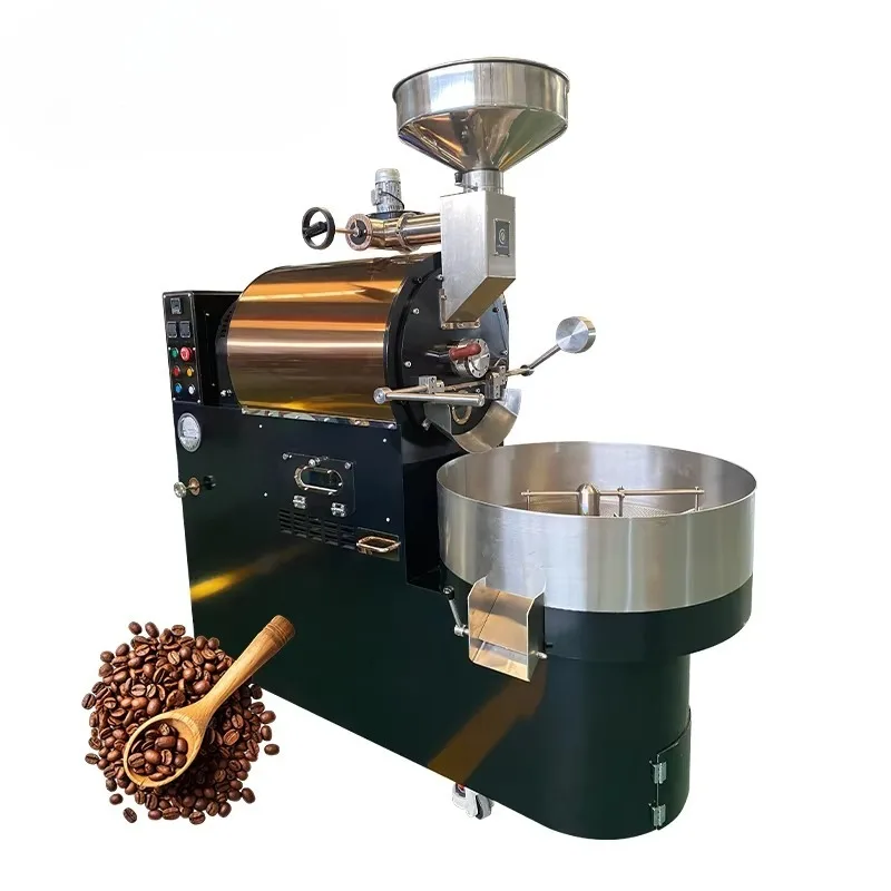 Airo Home Commercial-Grade Electric Hot Air Stainless Steel App-Controlled German Coffee Roasting Machine 3Kg Small Household