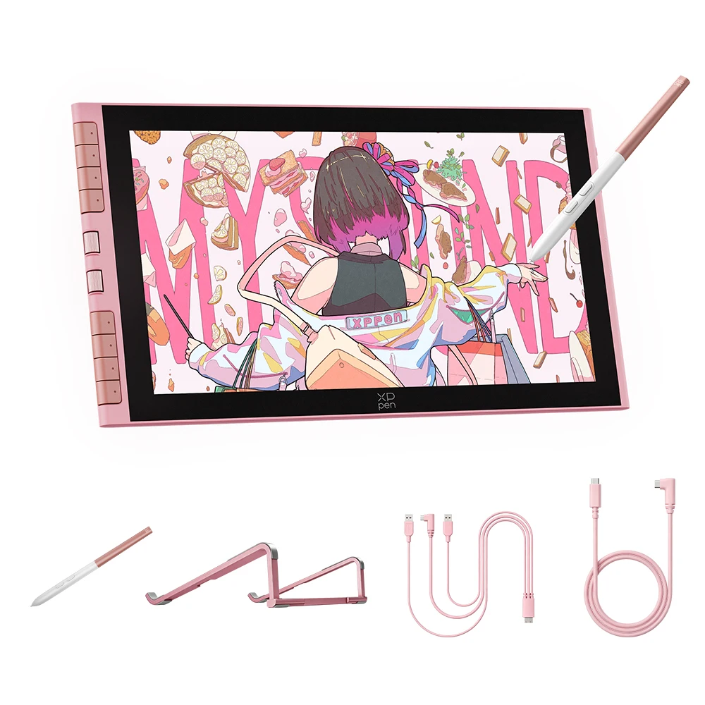 XPPen Artist 12 3rd Tablet Graficzny z Monitorem, 16K Poziomów Nacisku, 2 Pokrętła Rolowania, 99% RGB, Inteligentny Nowy Rysik X4 dla Windows i Mac — zdjęcie produktu 7