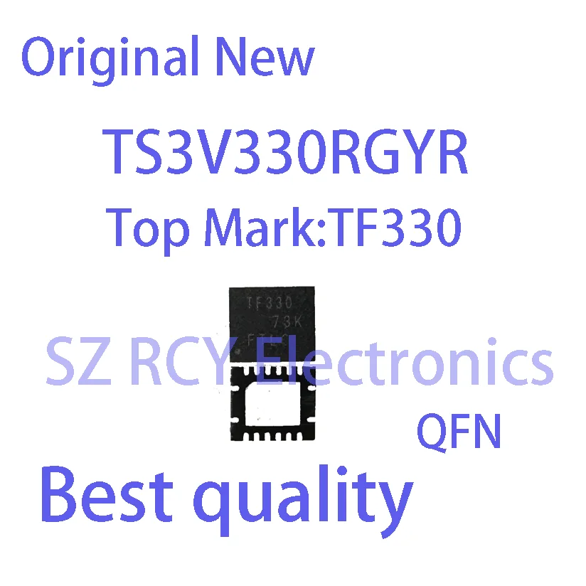 (5 PCS)NEW TS3V330RGYR TS3V340RGYR TS3V330 TS3V340 Top Mark TF330 TF340 QFN Chipset