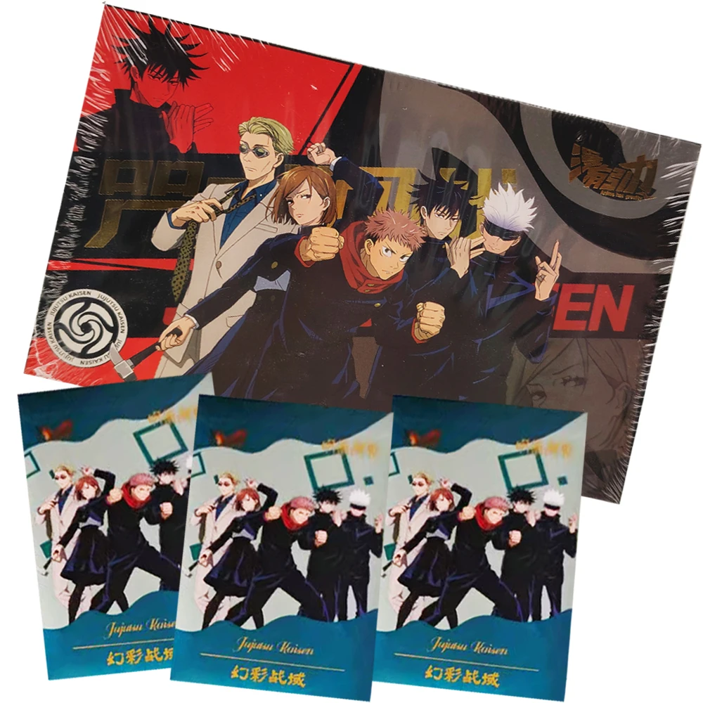 Jujutsu Kaisen‌ Gojo Satoru Itadori Yuji Fantasy Battle Anime IP Character Exclusive Exquisite Color Paper Collection Cards Gift