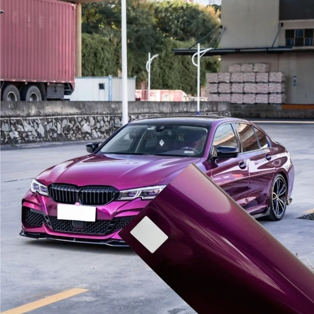 

New Promotion Pearl Grape Purple TPU Car Body Wrapping Film Color-Changing Self Healing Scratch-Proof Highly Stretchable Wet/Dry