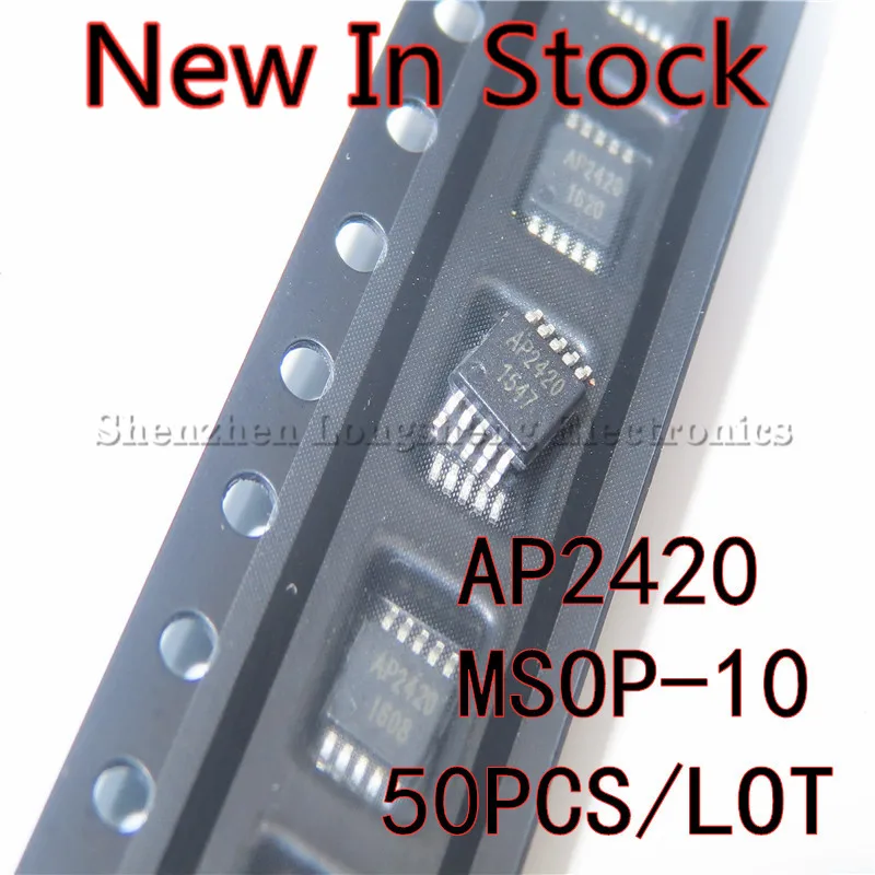 

50PCS/LOT AP2420IME-ADJ AP2420 MSOP-10 Buck regulator chip New In Stock Original