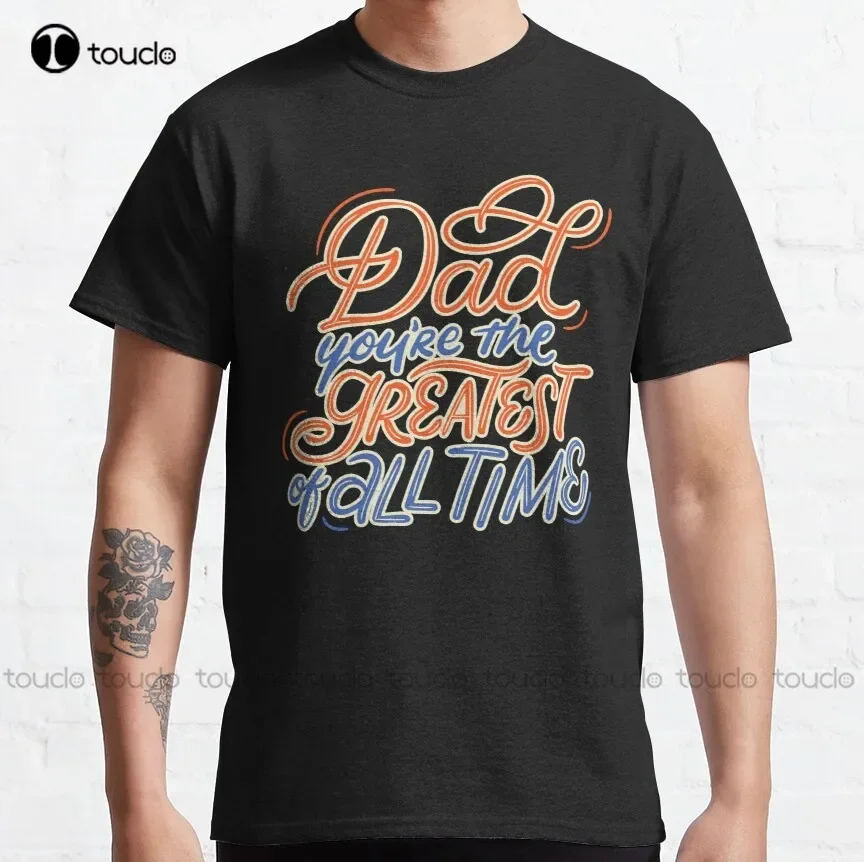 Dada Daddy Bruh, Best Dad Father'S Day Vintage Accessories & Gifts Black & White  Classic T-Shirt Tee T Shirts Xs-5Xl Cartoon